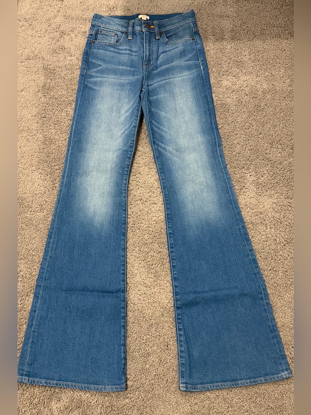 Madewell Light Blue High-Rise Flare Jeans Size 25 - Picture 2 of 6